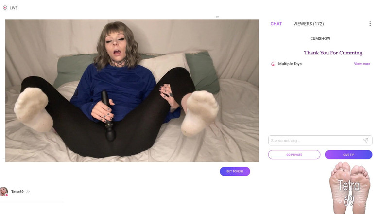 Tetra69: 利乐摄像头展示脚的自我崇拜