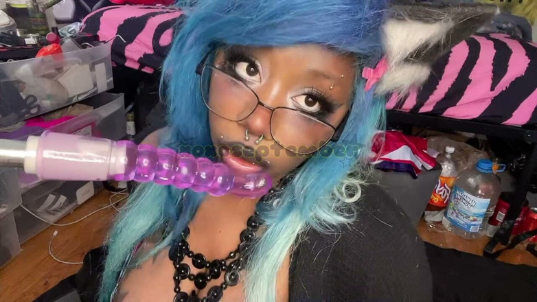 fae: September Tries Out Her Fuck Machine