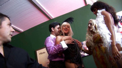 Thot Factory: Orgie sexy holek na večírku s dvojitou penetrací