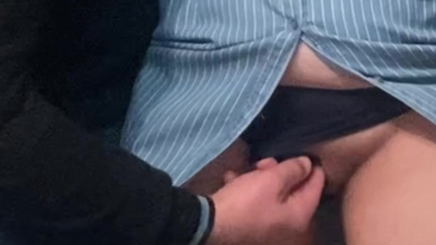 Old Man Perv Fingered Pussy in Subway (Niki studio)