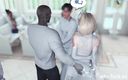 Why fuck so hard: 3D Super Cute Blonde Bride Cheating with BBC Before Her...