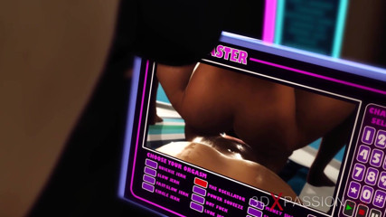 3dxpassion: Masturbation station. A sexy young hottie gets fucked outdoor by...