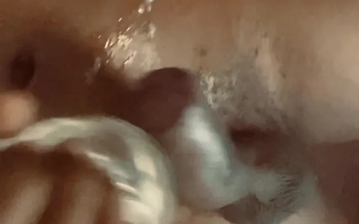 Big black cock BBCee: Home Alone Wanking My Dick with Stroker Cumming Hard
