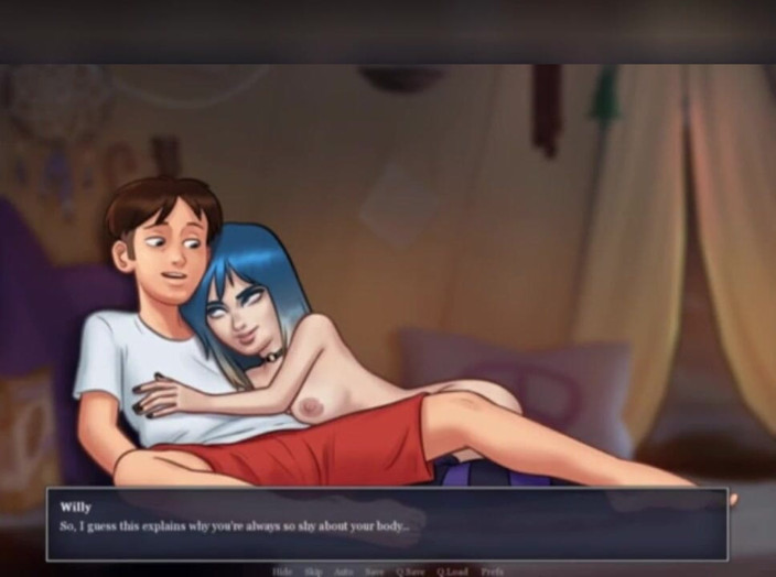 3DXXXTEEN2 Cartoon: Fasten your seatbelts for a bumpy night. 3D porn cartoon sex