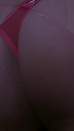 Ass Worship Sissy Goon Fuel in Red Thong & Silk Gloves thumbnail