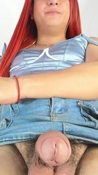 Latina shemale penis XXL Penis tare venos POV Intens