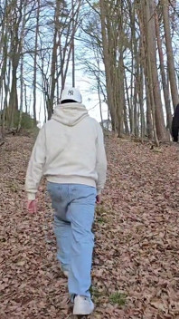 Outdoor Sex in the Woods with My Gay Slut - He Sucked Me Before Taking My Dick Bareback