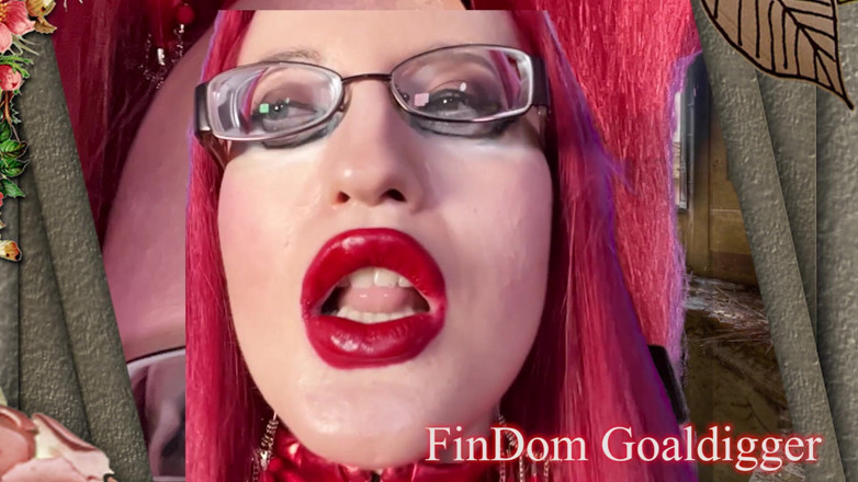 FinDom Goaldigger: Büyük göz gözlükleri dönüşümü