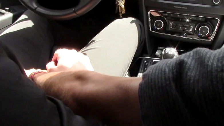 Gaybareback: French twink fucked bareback by uber driver outdoor