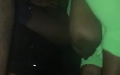 BBW with Boobs Swinging While She Suck Me up