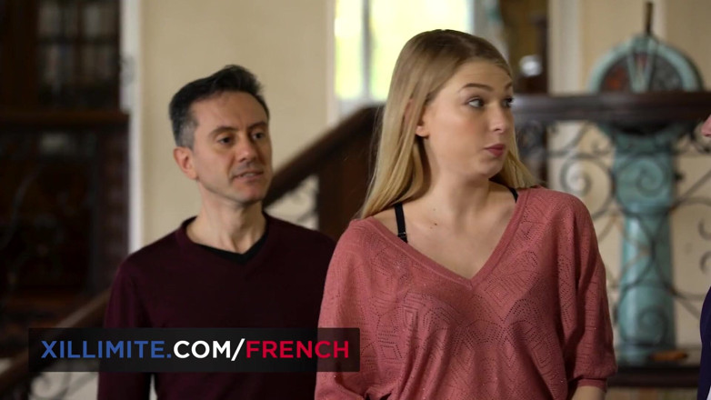 French girls at work: Anal sex with busty babe Anna Polina