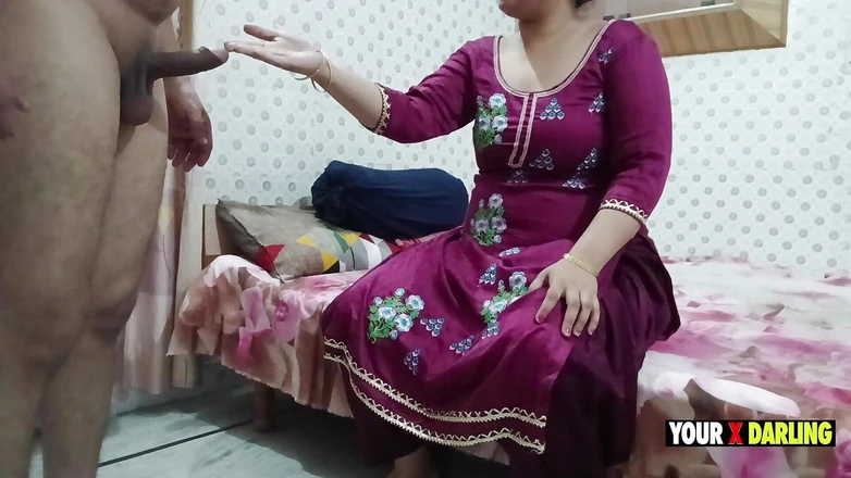 Jony Darling: Stepmom Masturbate Her Stepson's Dick and Give Him Pleasure so...