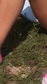 Sweet teen pounded outdoor and jizzed in mouth