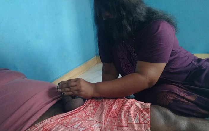 Tamil lesbian: Горячий минет Akka Thambi и горячий секс раком