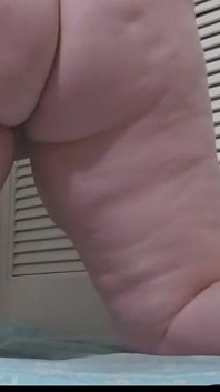 Bbw pawg đít quá lỏng lẻo đối với máy rung mini