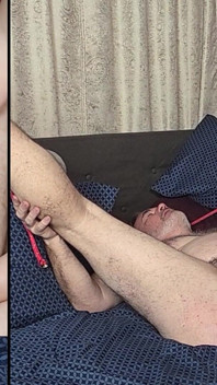 바운드 바이브레이터 전립선 마사지와 손 작업