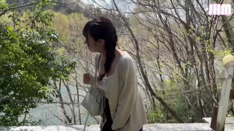 Japanese Hentai Matings: Her Soft Curves Glisten Under the Open Sky as Their...