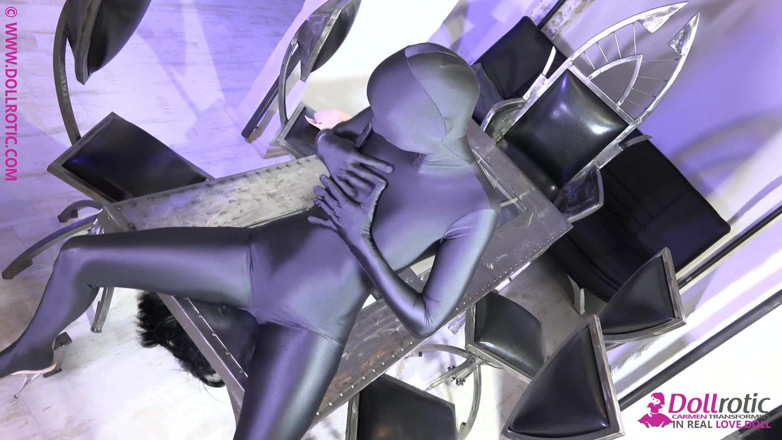 Dollrotic: Zentai Doll Transformation