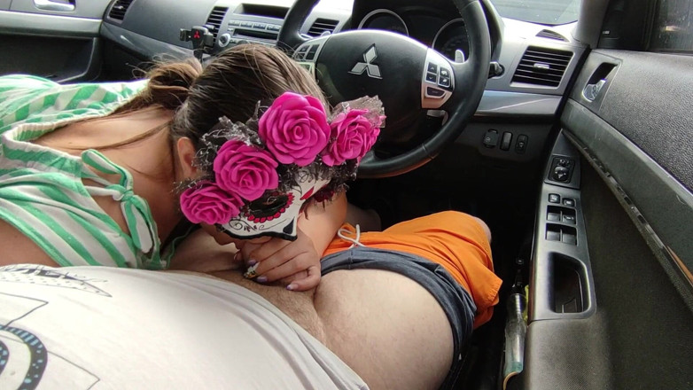 Erica Sweet: I sucked my neighbor in his car and he cum...