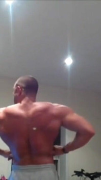 After Gym Sweaty Muscle Worship and Huge Cumshot