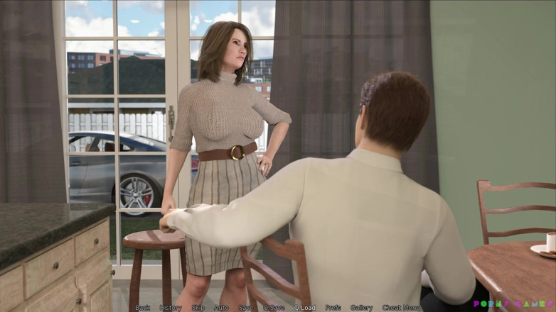 Porny Games: Je regarde ma femme par un vison illisible - ma femme...