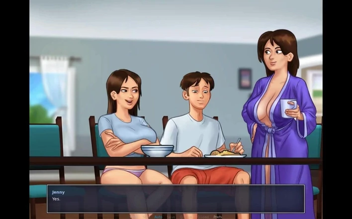 EroticKrisso: Summertimesaga-hot Kitchen Sex