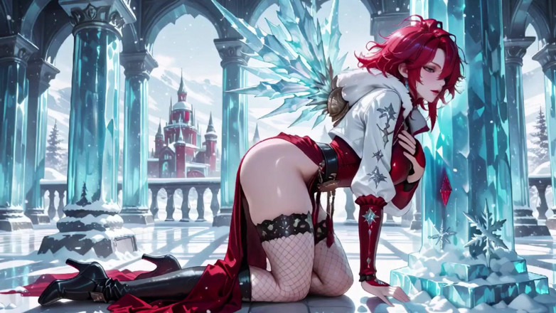 Tay Swift X: Ice Queen! Si jalang berambut merah membuat pintu masuk yang...