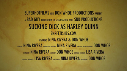 Super Hot Films: HD- Nina Rivera Sucks Dick as Harley Quinn