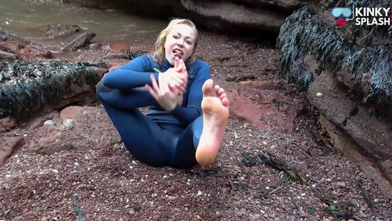 UKCuteGirl Lucy Lauren: Słony kombinezon ssanie toe dziwka