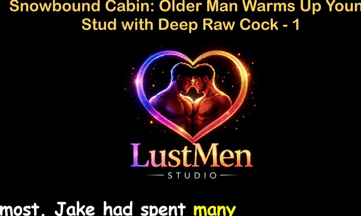 LustMen: English Audio, schwule sexgeschichte - schneegebundene hütte, älterer mann wärmt jungen hengst...