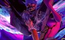 Gameslooper Sex Futanation: बैंगनी रंग में सेक्स (भाग 1) रीमास्टर्ड - futa एनीमेशन