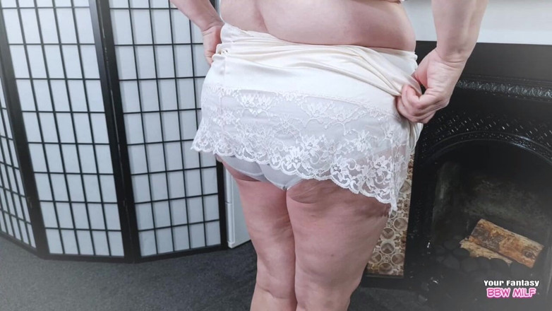 BBW_Wife: Aunty Janes Bra and Panties