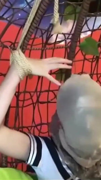 ハンギングチェア拘束調整