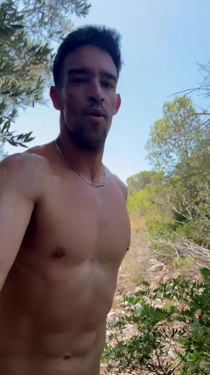 Paul Williams: Fully Naked Showing off to Cars &amp; Motorbikes