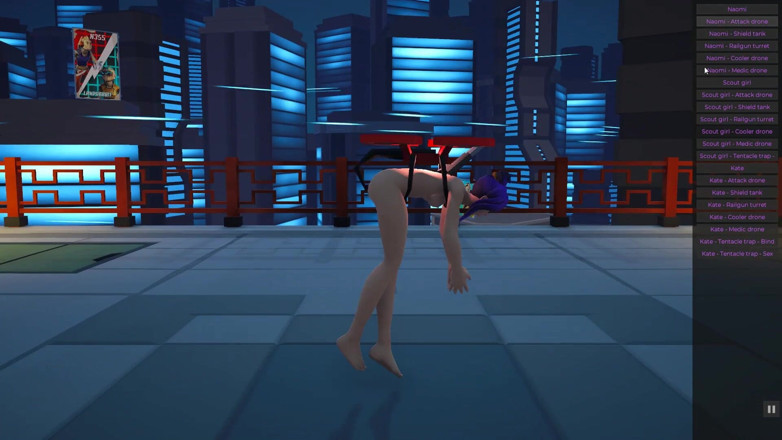 Cumming Gaming: Cyberpink tactics [juego SFM] Ep.1 Casi toda la galería de escenas...