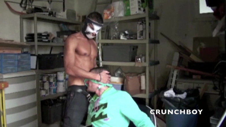 STRAIGHT BOY CURIOUS: Latino twink fucked by amazing latino xxl cock with mask