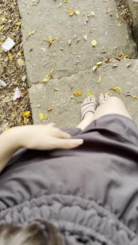 Colombian Girl Masturbates in Public on the Street
