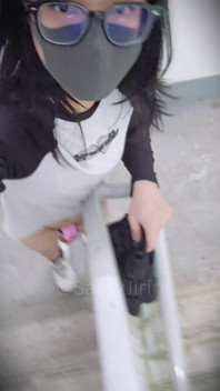 Cute Asian Sissy Throw Her Skirt