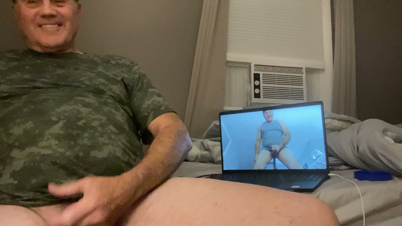 BIKEMAN25: Jerking off to One of My Videos on Hamster