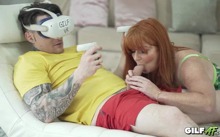 Gilf AF: GILF VR Game with Redhead Granny Foxy Tiger 