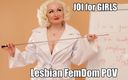 Arya Grander: JOI para meninas lésbicas dominatrix em vídeo em primeiro plano