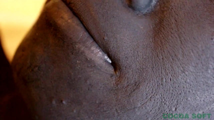 Cocoa Soft: Close ups of the sexy Asian painted in black body