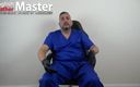 English Leather Master: Läkare i latexhandskar Sph och kyskhet