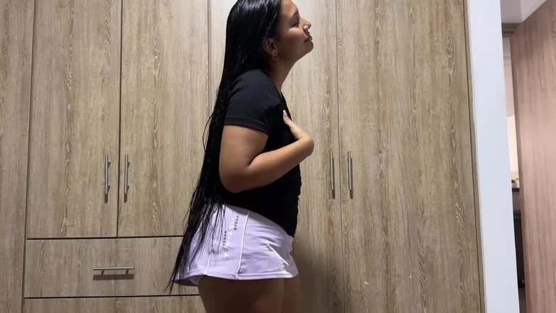EMY_AND_JONH: Stepsister Asks Me to Record Her Exercises for Tiktok and...