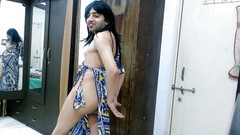 Cute & Nude Crossdresser: Sexy sissy crossdresser femboy Sweet Lollipop v sexy plážové kameře...