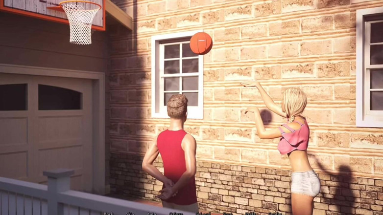 Johannes Gaming: AWAM #52 teaching Christine bow to play basketbal