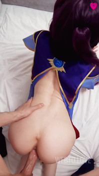 Mysterious Astrologist Mona Megistus From Genshin Impact Predicted Hot Sex with Filling Her Pussy