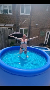 Diving in the Freezing Pool!