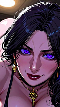 Wild Purple Flames Witch Cartoon Porn