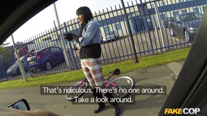 Fake Cop: Fake Cop - Hot Cyclist with Big Tits and Sweet Ass...